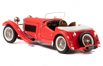 HRG 1500 Roadster (Top down) (1947), red