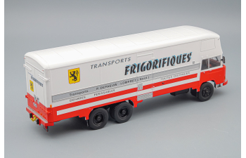 BERLIET GPRK 10 Fourgon Frigorifique Carrosserie Chéreau 1960, белый с красным