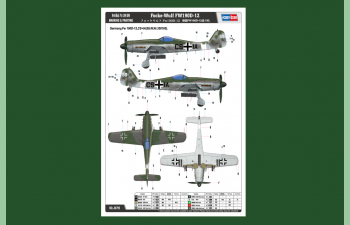 Сборная модель Cамолет Focke-Wulf FW190D-12