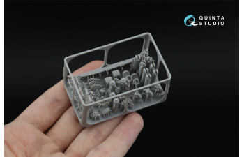 3D Декаль интерьера кабины трактора "Ворошиловец" (Trumpeter) (с 3D-печатными деталями)