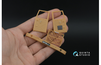 3D Декаль интерьера кабины КрАЗ-255Б (HobbyBoss) (с 3D-печатными деталями)