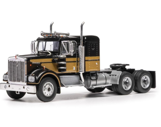 KENWORTH W925 TRACTOR TRUCK 3-ASSI (1970), black/gold