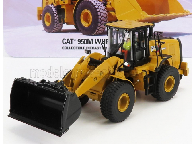 CATERPILLAR Cat950m Ruspa Gommata - Scraper Tractor Wheel Loader, Yellow Black