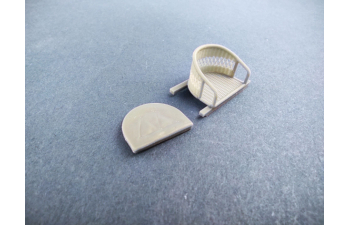 Плетеное сиденье Bristol Scout с подушкой