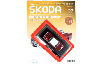 SKODA Felicia Hardtop (1962), red/white 