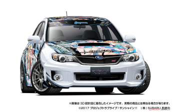 Сборная модель Subaru GRB Impreza WRX STI '10 LoveLive! Sunshine!!