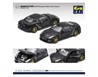 NISSAN GT-R ADVAN Racing GT (black Colour Version), black 2020