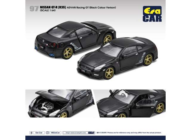 NISSAN GT-R ADVAN Racing GT (black Colour Version), black 2020