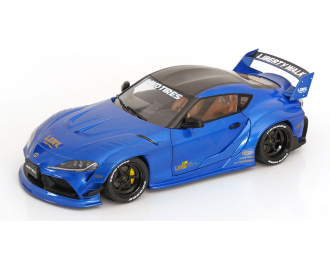 TOYOTA GR Supra Liberty Walk (2025), blue metallic