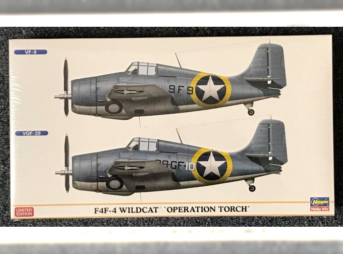 Сборная модель Американский истребитель-бомбардировщик Grumman F4F-4 Wildcat OPERATION TORCH