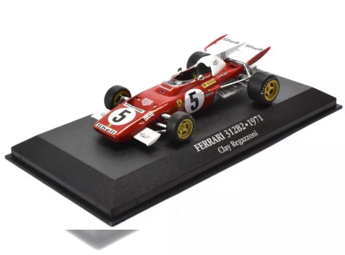 FERRARI F1 312B2 Clay Regazzoni 1971, red / white