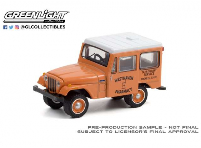 JEEP DJ-5 "Westhaven Pharmacy 24 H Delivery Service" 1974