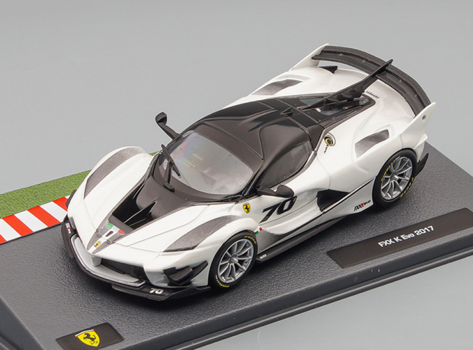 FERRARI FXX K Evo #70 (2017), white / black