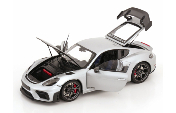 PORSCHE Cayman Gt4 Rs Weissach Package (2024), Silver Black