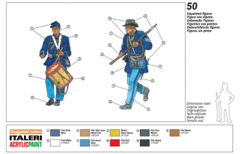 Сборная модель Фигуры UNION INFANTRY