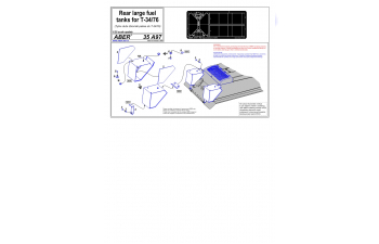 Rear large fuel tanks for T-34/76