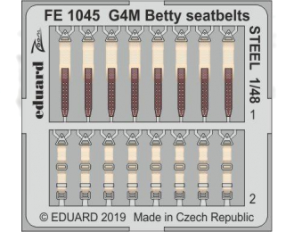 Фототравление для G4M Betty стальные ремни