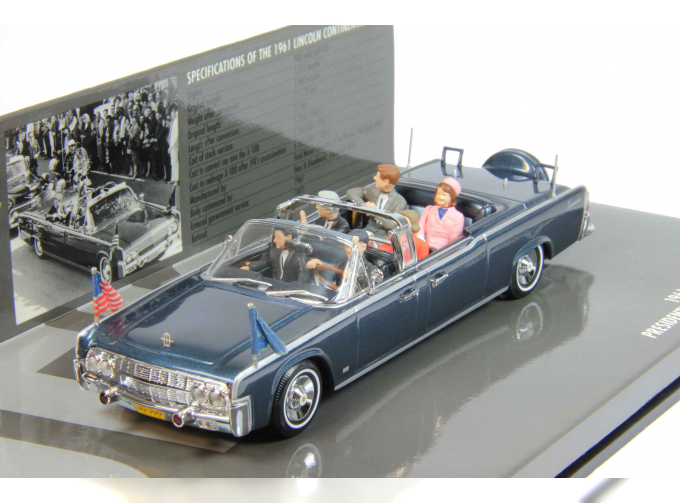 LINCOLN Continental Presidential Parade Vehicle X-100 "The Kennedy Car" (1961), blue metallic