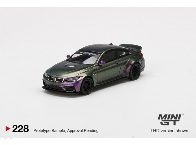 LB WORKS BMW M4 Purple Green