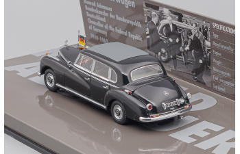 MERCEDES-BENZ 300 B W186 III Konrad Adenauer (1955), black