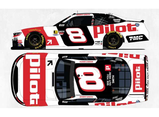 Chevrolet #8 Sammy Smith *Pilot* white/red 2026