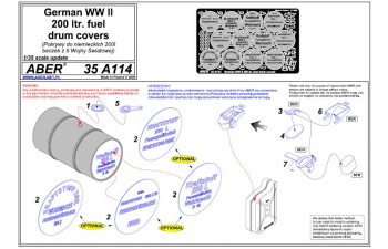 German WWII 200 litr. fuel drum covers