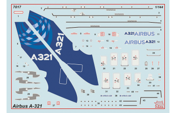 Сборная модель Аэробус А-321
