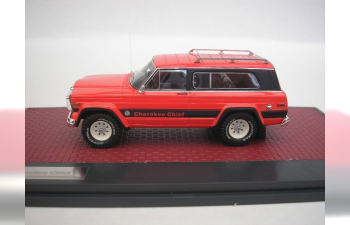 JEEP Cherokee Chief (SJ) (1980-1983), red