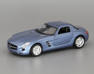 MERCEDES-BENZ SLS AMG Coupe C197 (2010), blue yosemite