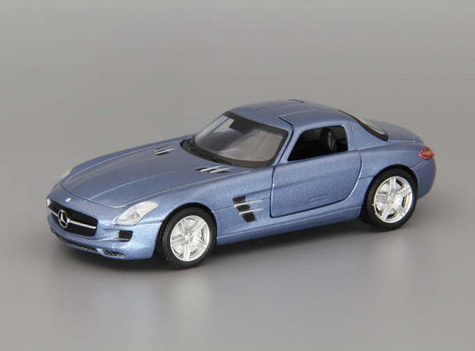 MERCEDES-BENZ SLS AMG Coupe C197 (2010), blue yosemite