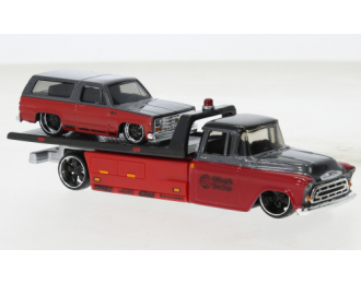 CHEVROLET Flatbed (1957), dark red / grey