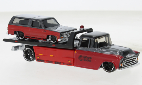 CHEVROLET Flatbed (1957), dark red / grey