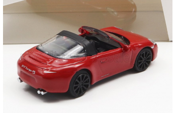 PORSCHE 911 991 Targa 4s Cabriolet Open (2013), red