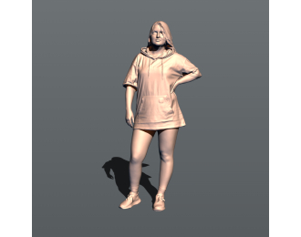 Фигура Катя (масштаб 1:24, окрашенная)