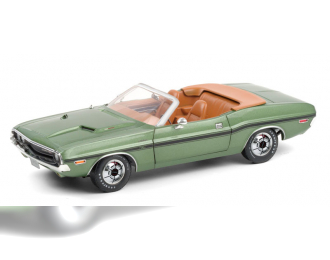 DODGE Challenger R/T Convertible 1970 Green Metallic and Deluxe Wheel Covers