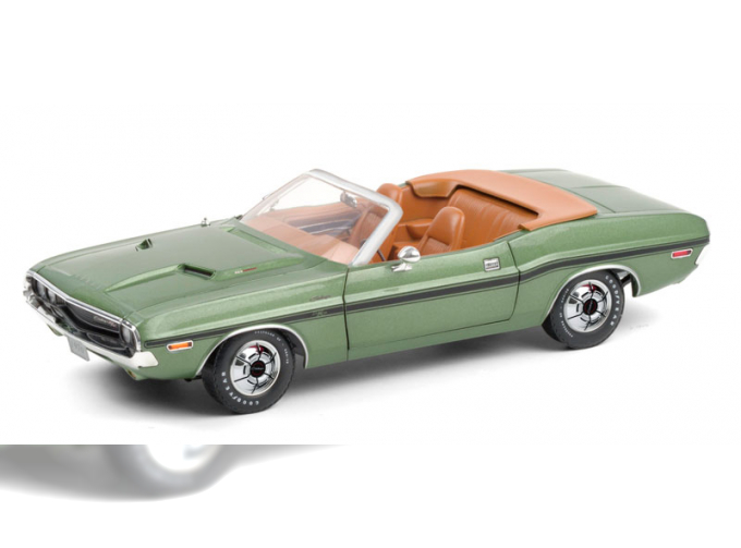 DODGE Challenger R/T Convertible 1970 Green Metallic and Deluxe Wheel Covers