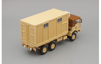 BERLIET GBD Truck 6x6 Military Postazione Mobile 1959, military sand