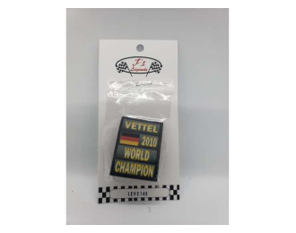 Информационное табло (пит-борд) Sebastian Vettel World Champion F1 Sign (2010)