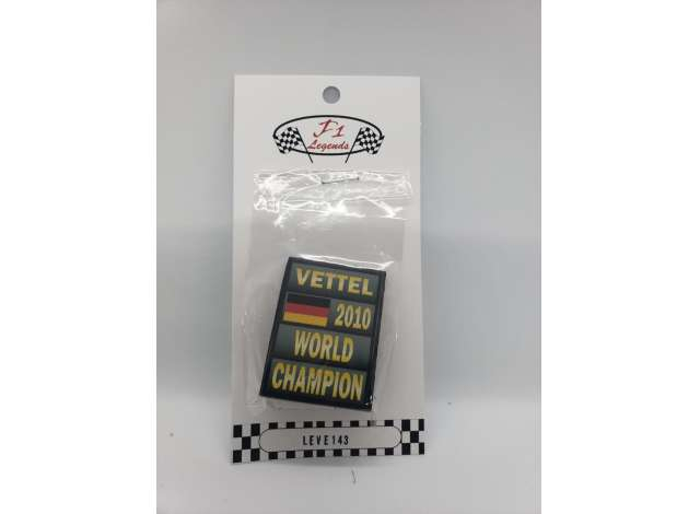 Информационное табло (пит-борд) Sebastian Vettel World Champion F1 Sign (2010)