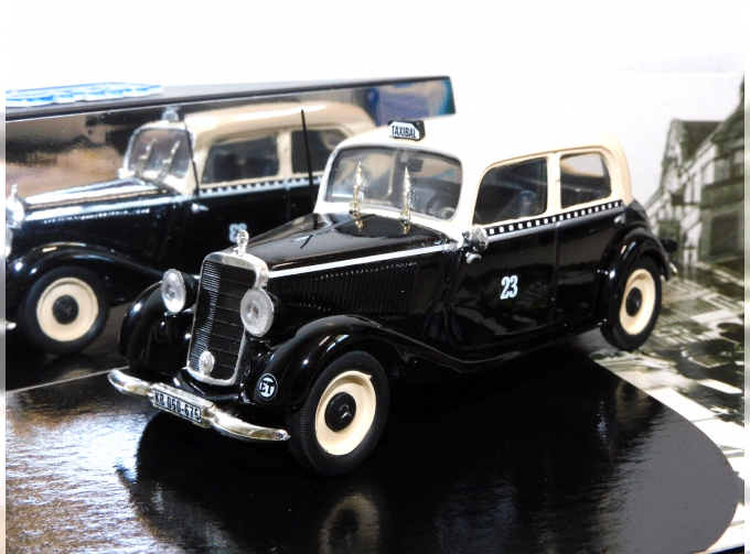 MERCEDES-BENZ 170V Taxi Berlin (1952), black white