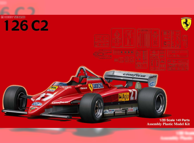 Сборная модель Ferrari 126C2 (1982)