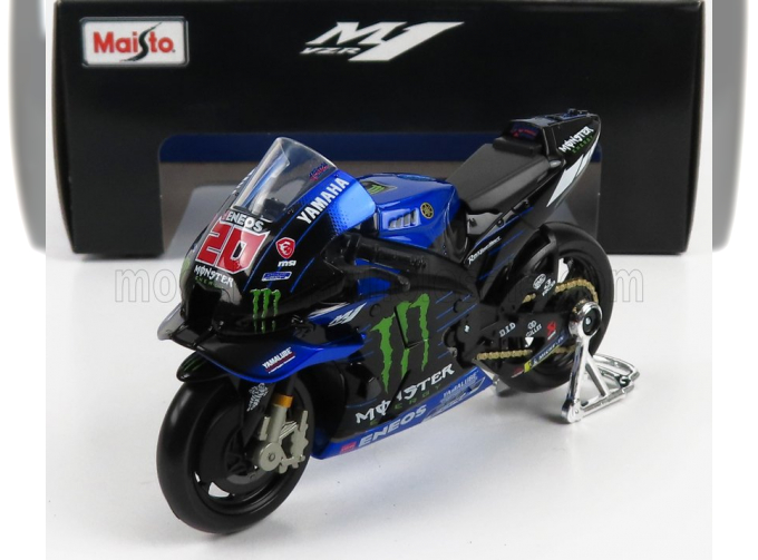 YAMAHA Yzr-m1 Yamaha Factory Racing Team №20 Motogp Season (2022) Fabio Quartararo, Blue