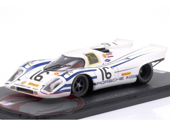 PORSCHE 917K 12h Sebring Vic Elford, Kurt Ahrens jr.(1970)