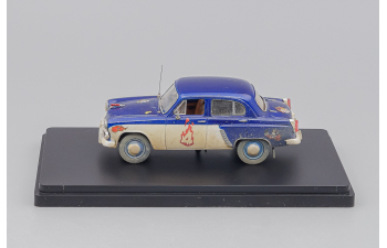 МОСКВИЧ 407, синий / белый