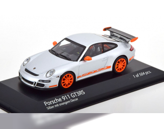 PORSCHE 911 (996) GT3 RS (2006), silver orange