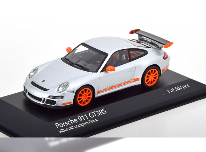 PORSCHE 911 (996) GT3 RS (2006), silver orange