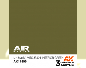 IJN M3 (M) Mitsubishi Interior Green