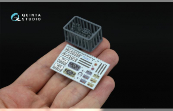 3D Декаль интерьера кабины Kubelwagen Type 82 (Tamiya) (с 3D-печатными деталями)