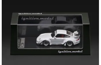 PORSCHE 911 RWB 993, white metallic
