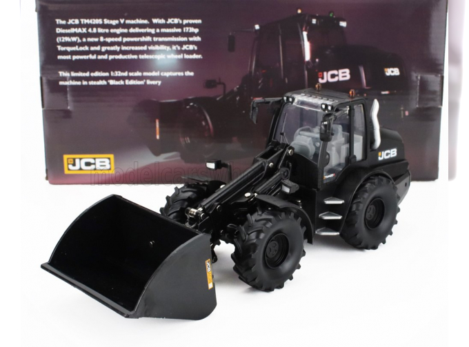 JCB Tm420s Ruspa Gommata Black Edition - Tractor Scraper, Black